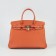 Hermes Birkin 30cm Togo leather Handbags orange gold