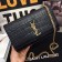 YSL Croco Classic 24cm Chain Bag Black Gold