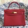 Hermes Kelly 28cm Bag Togo Leather Red Gold