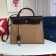 Hermes Herbag 31cm Khaki Canvas Bag