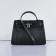 Hermes Kelly 32cm Ostrich Vein 6108 Black Silver