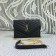 YSL Small Envelope Chain Bag Caviar Leather Black 19cm